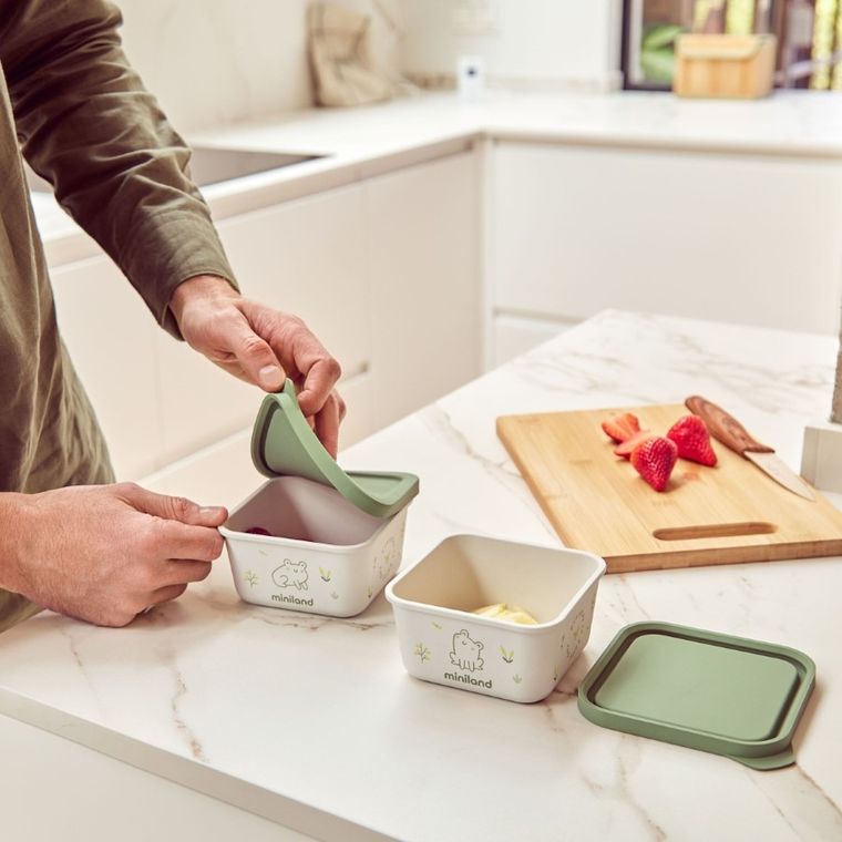 Miniland, Ptaszek, ECO-friendly, pojemniki hermetyczne, 2-400 ml