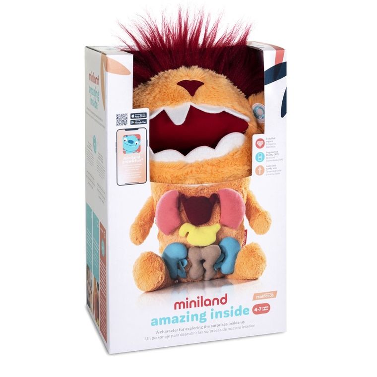 Miniland, Stworek z niesamowitym wnętrzem, zabawka edukacyjna