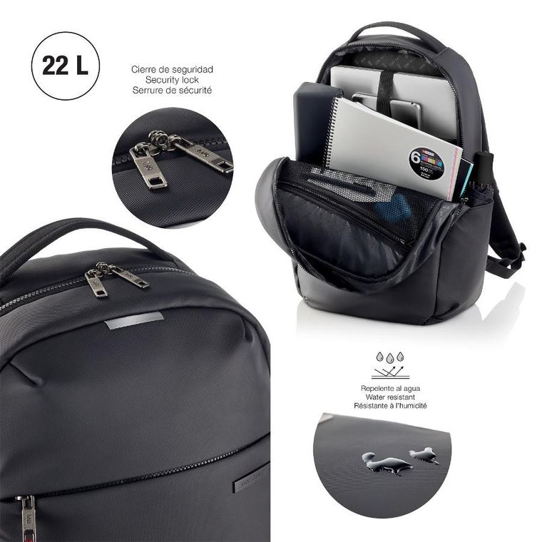 Miquelrius, Back To Work, plecak, czarny, 22l