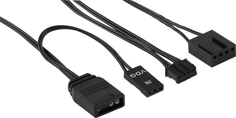 Mirage, + Hub Aerocool, wentylator, 12 ARGB Pro, 3-120mm