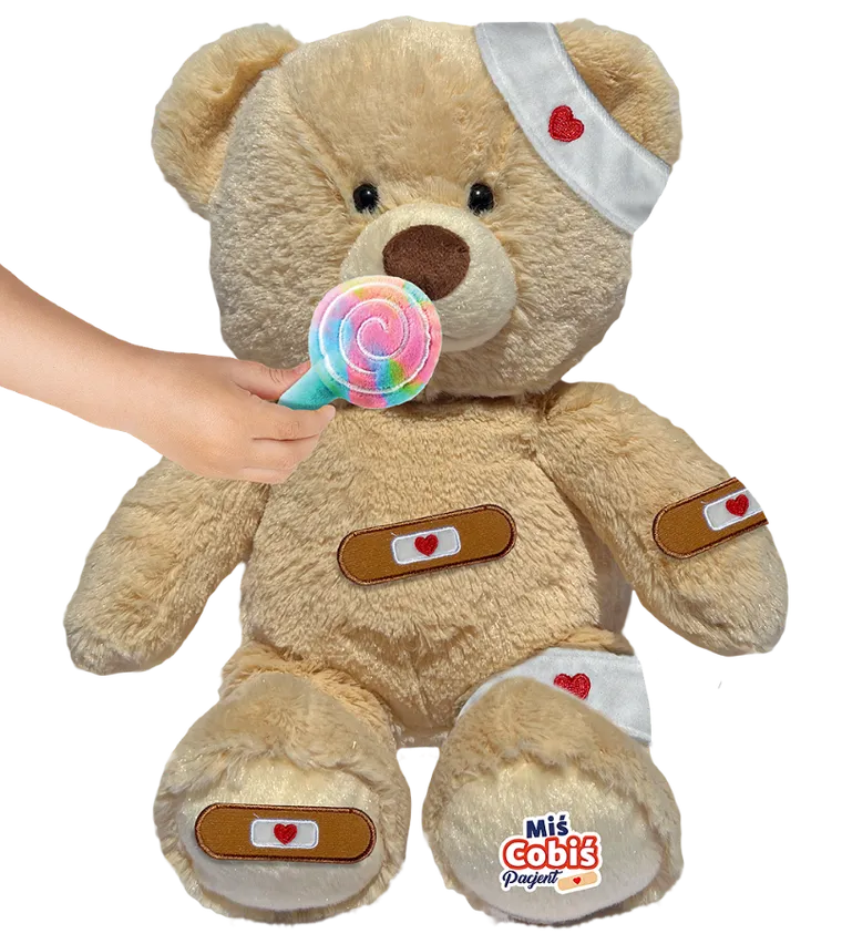 Miś Cobiś, Pacjent, maskotka interaktywna