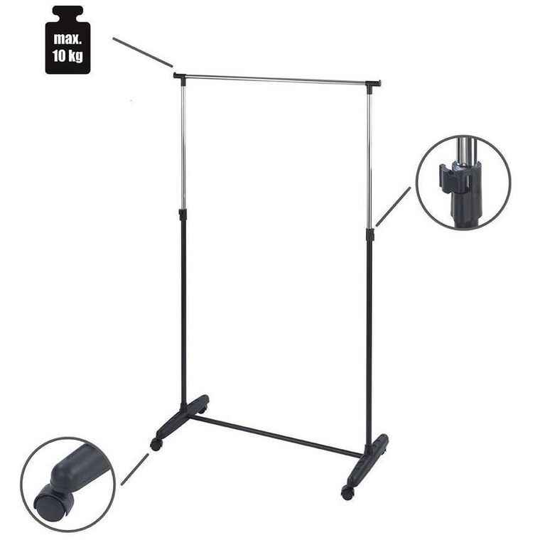 Mobilny stojak na ubrania, Milkey