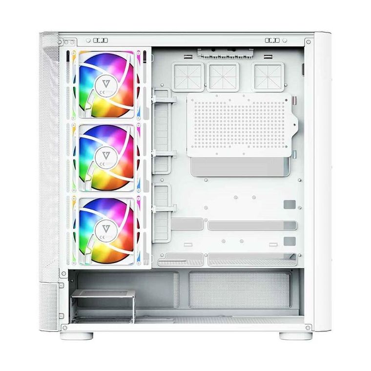 Modecom, Volcano, obudowa komputerowa, AQ400 ARGB MIDI, biała