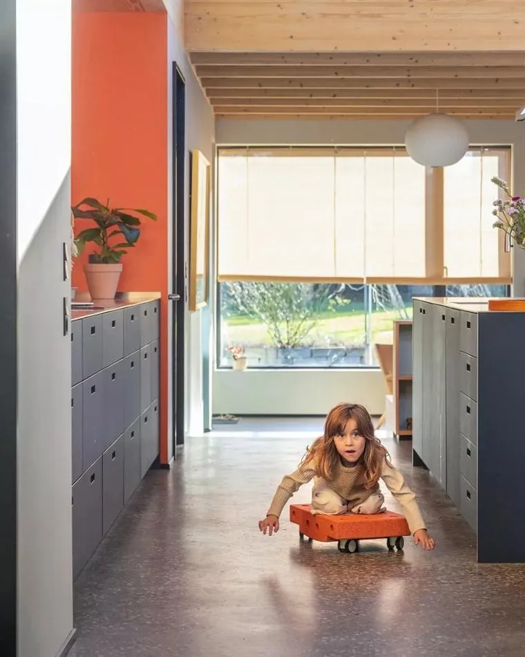 Modu, Block Base, sensoryczny blok piankowy, zestaw uzupełniający do klocków aktywizujących, pomarańczowy