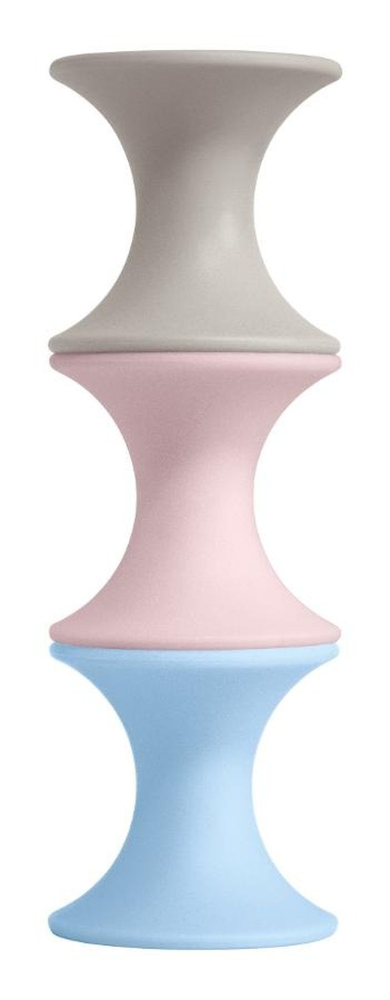 Moluk, Tulu, klocki silikonowe, zabawka kreatywna, Pastel, 9 elementów