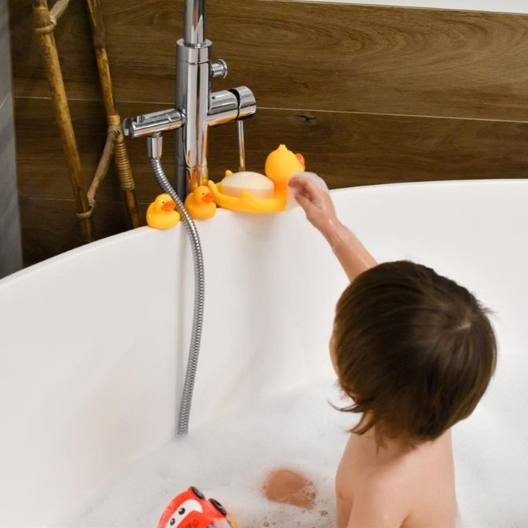 Mom's Care, mydelniczka kaczka, zabawka do kąpieli, 3 szt.