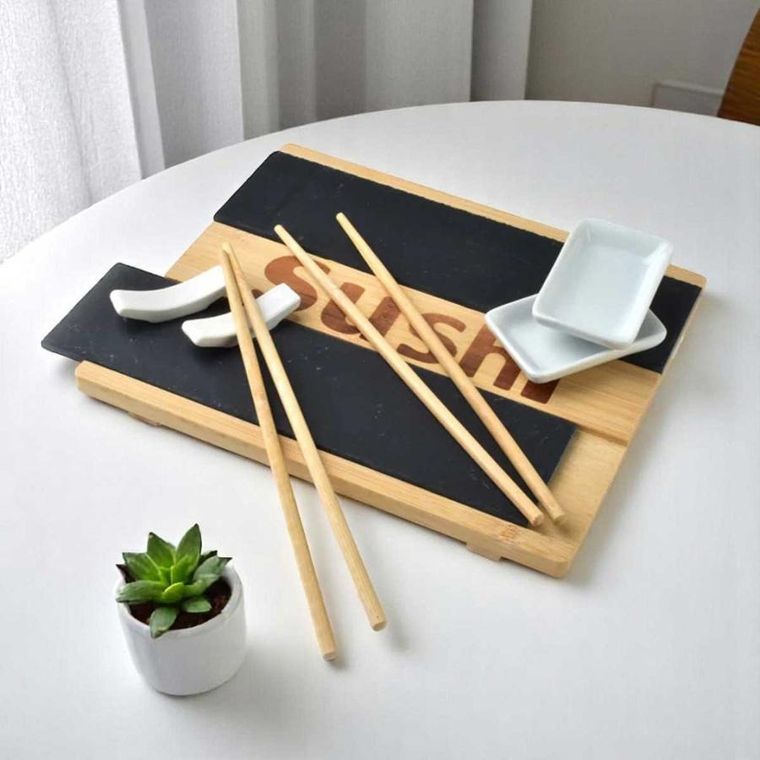 Mondex, zestaw do serwowania sushi dla 2 osób, htxd9944