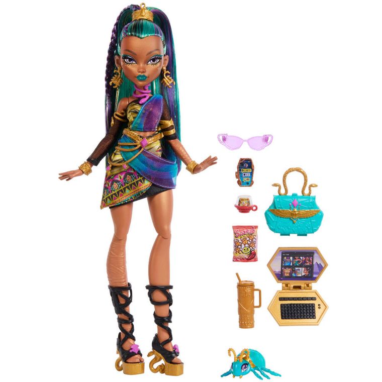 Monster High, Nefera de Nile, lalka z akcesoriami