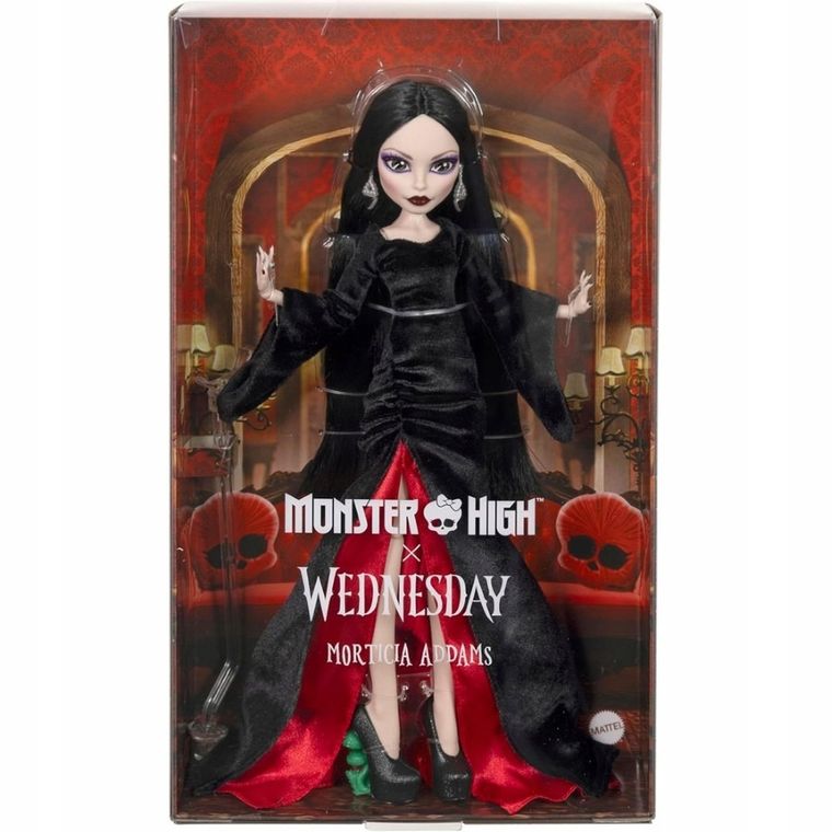 Monster High x Wednesday, Morticia, lalka kolekcjonerska