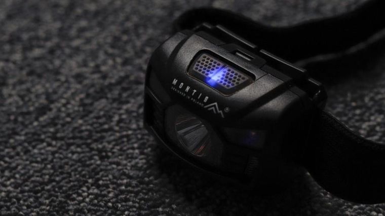 Montis, latarka czołowa, akumulatorowa, LED, sensor ruchu, MT001