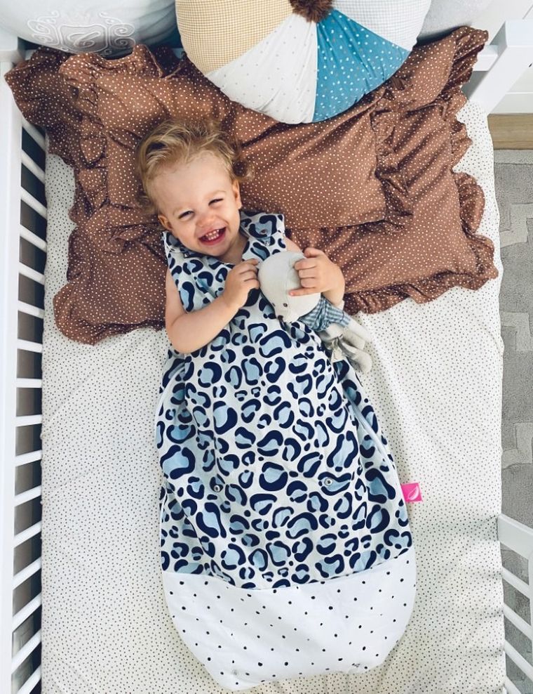 Motherhood, Classics Niebieski 2023, Zip-A-Round, śpiworek 2w1, TOG 2, 3-18 m