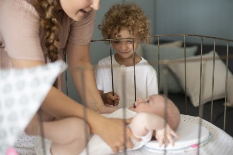 Motherhood, Classics Różowy 2023, pielucha muślinowa, 70-80 cm, 3 szt.