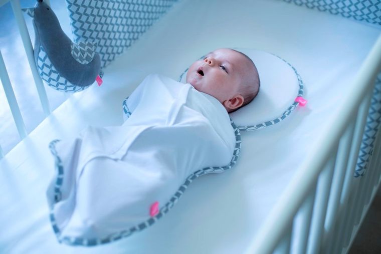 Motherhood, Classics Szary, Zip&Swaddle, otulacz, rozmiar 1, 2,5-5 kg, 2 szt.