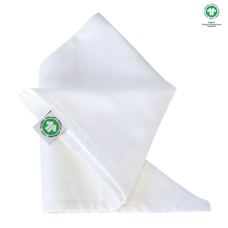 Motherhood, ECO, chusteczka muślinowa na główkę, biała, 60-30 cm