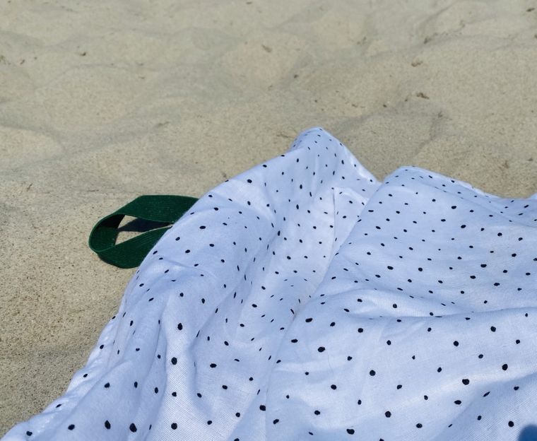 Motherhood, ECO Kropeczki Różowe, ręcznik plażowy, 100-175 cm