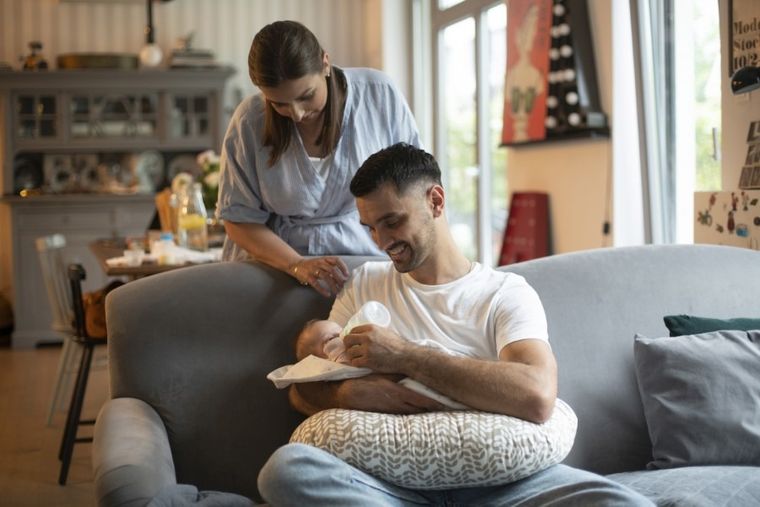 Motherhood, ECO Kropeczki Szare, rożek muślinowy