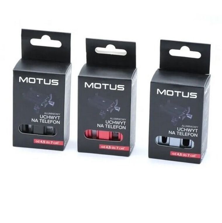 Motus, uchwyt na telefon do roweru, czerwony, MOTHAM02R