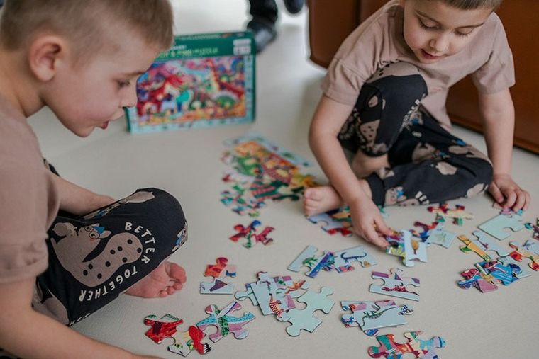 Mudpuppy, Potężne dinozaury, puzzle obserwacyjne, 64 elementy