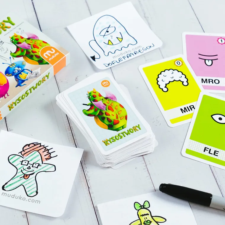 Muduko, Rysostwory: Zabawa w rysowanie, kreatywna gra familijna