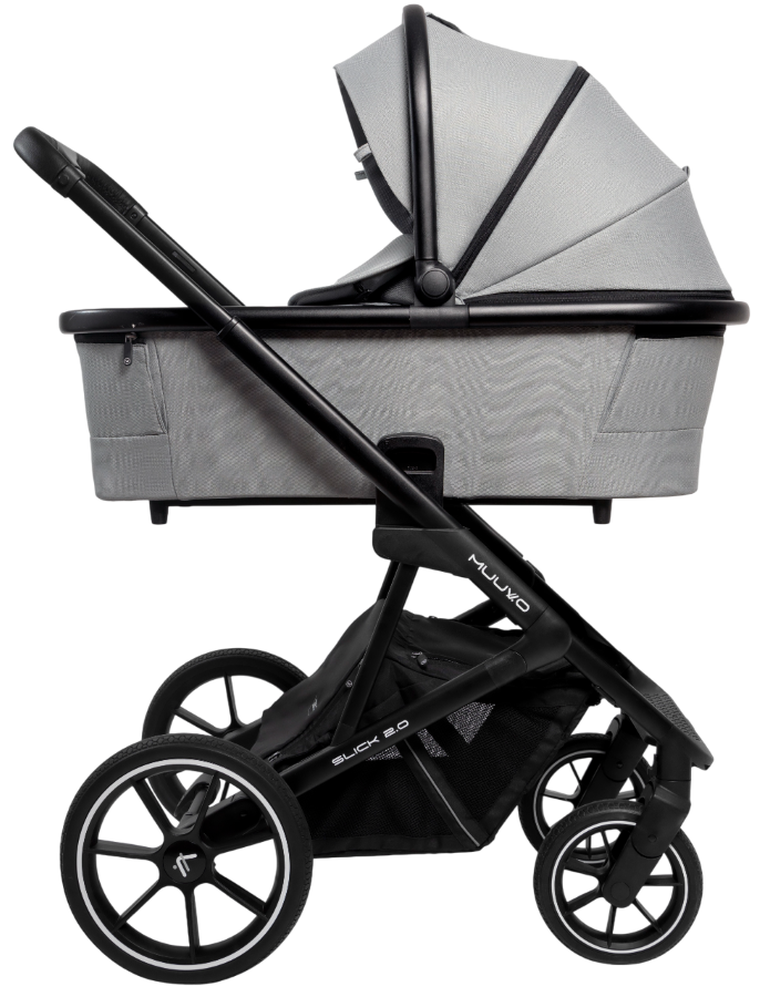 Muuvo, Slick 2.0, wózek wielofunkcyjny, 2w1, Light Grey