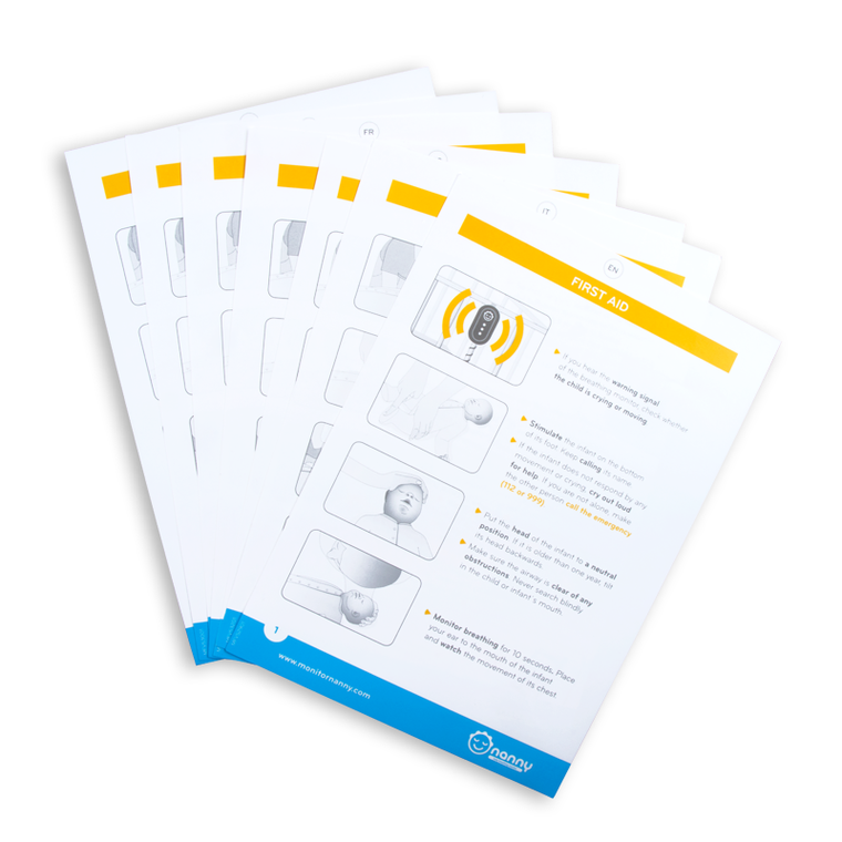 Nanny, medyczny monitor oddechu dla dzieci, Bm-02