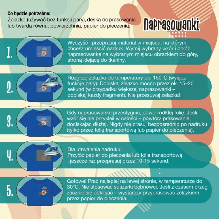 Naprasowanki, naplamki, 2 Misie, zestaw z deskorolką