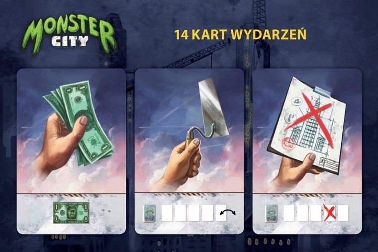 Nasza Księgarnia, Monster City, rodzinna gra karciana