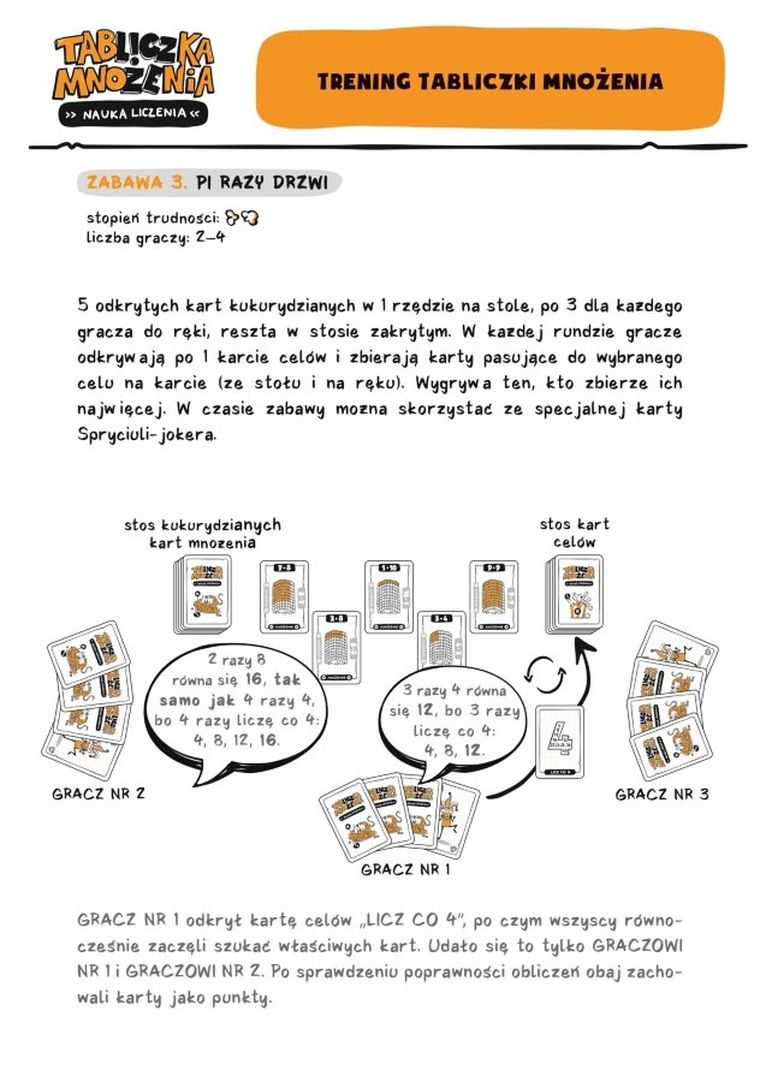 Nasza Księgarnia, Tabliczka mnożenia, Nauka liczenia, gra edukacyjna
