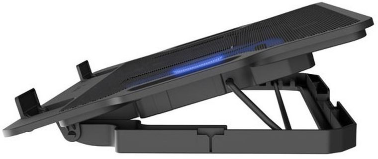 Natec, Dipper, podstawka chłodząca, 2 12.1-17.3 cala, 2 USB, LED