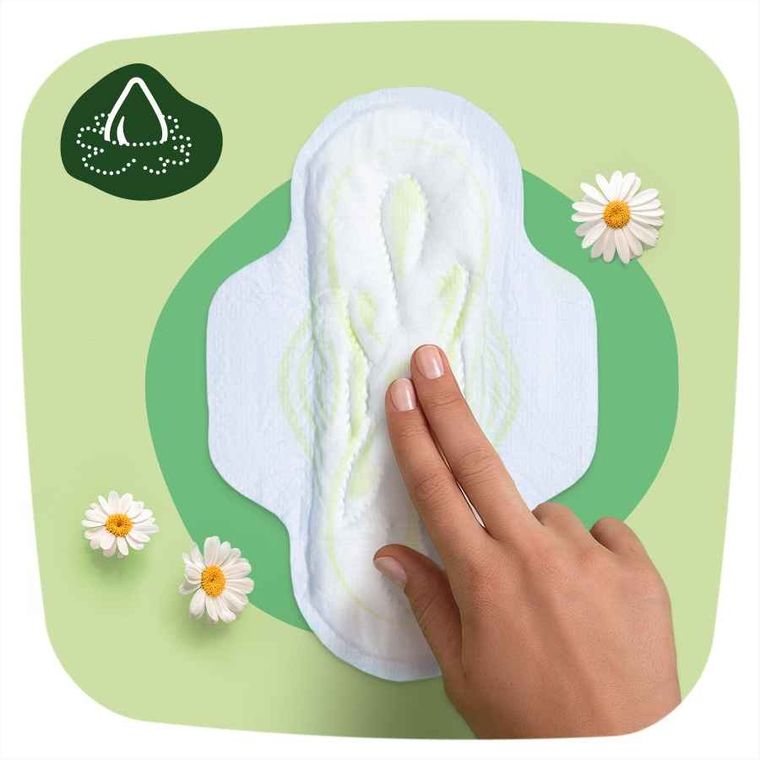 Naturella, Classic Normal Camomile, podpaski ze skrzydełkami, 10 szt.