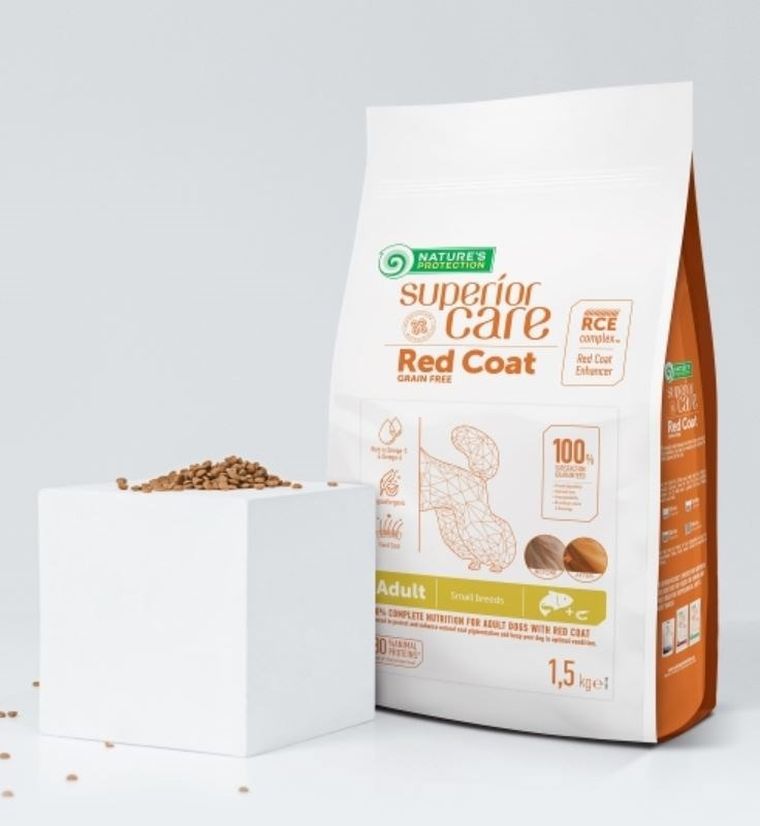 Nature's Protection, sucha karma dla psów małych ras, łosoś, kryl, 1,5 kg