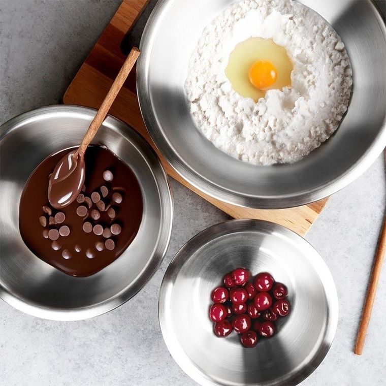 Nava, miska kuchenna stalowa, Acer, 20 cm, 1.5 l