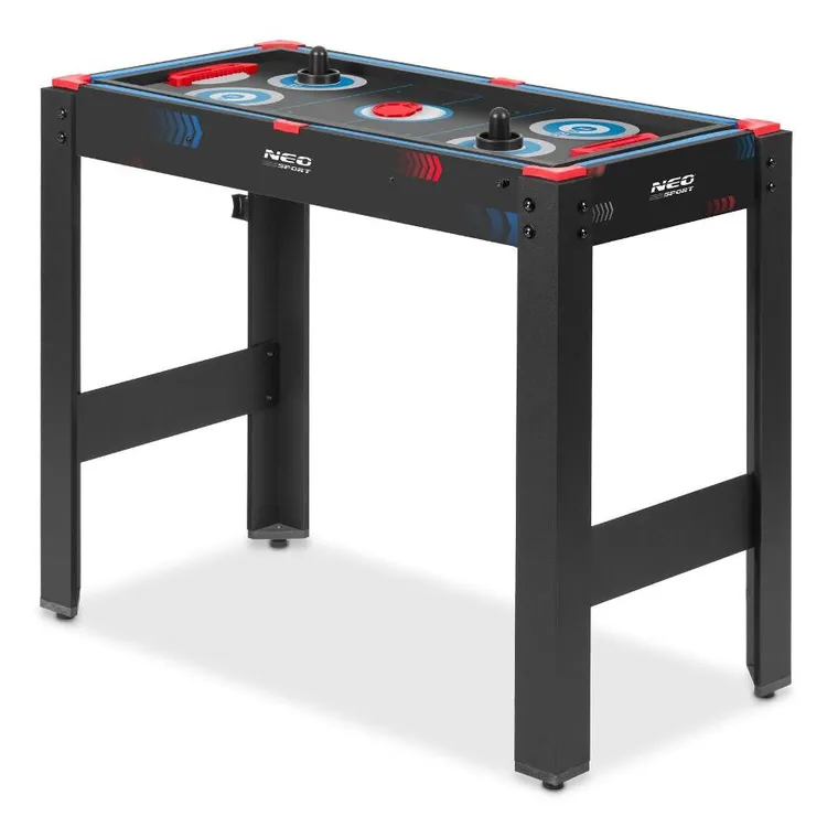 Neo-Sport + stół do gier 5w1: cymbergaj + ping-pong + bilard + koszykówka + łuk z tarczą