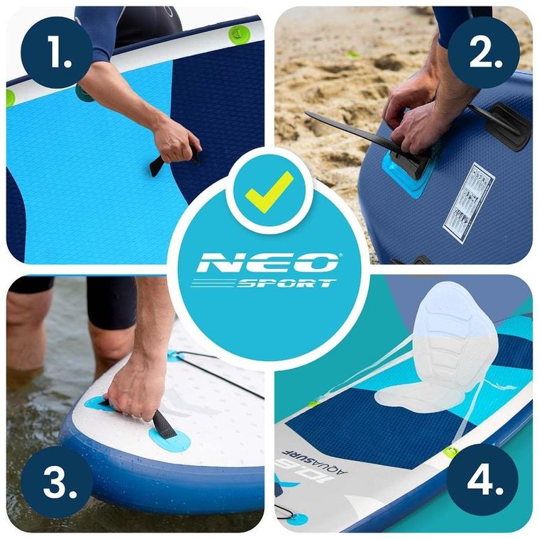 Neo-Sport, Aquasurf, deska SUP, 320-84-15 cm