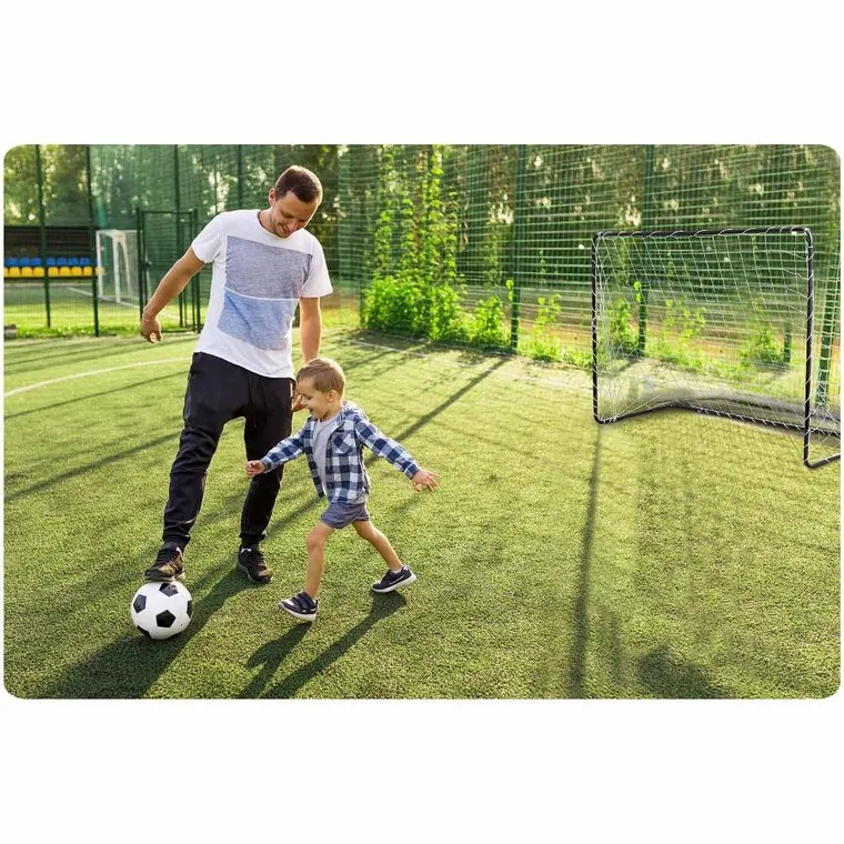 Neo-Sport, Bramka do piłki nożnej 183 x 122 x 61cm NS-492 czarna