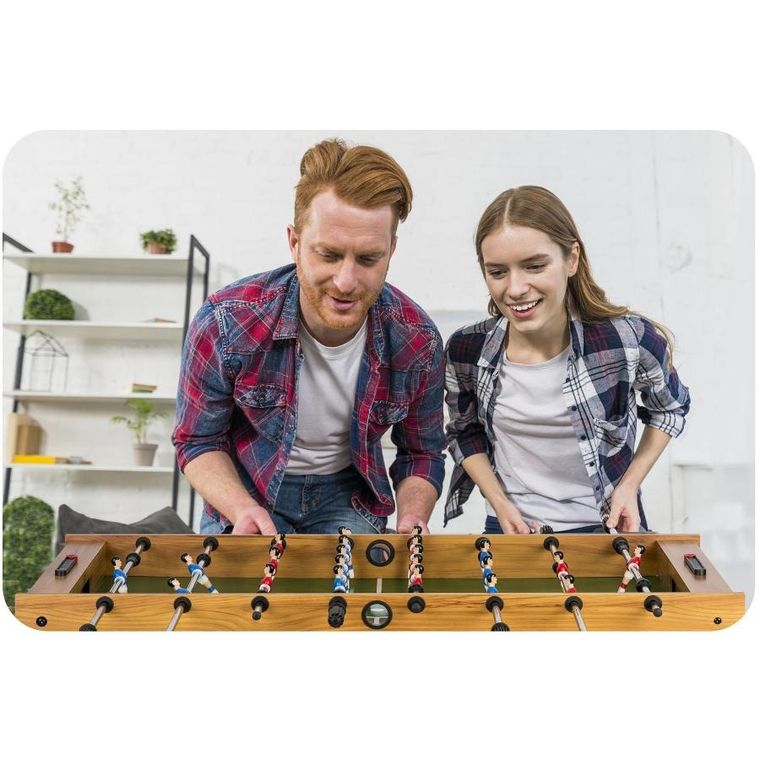 Neo-Sport, drewniany stół do piłkarzyków, 121-61-80 cm