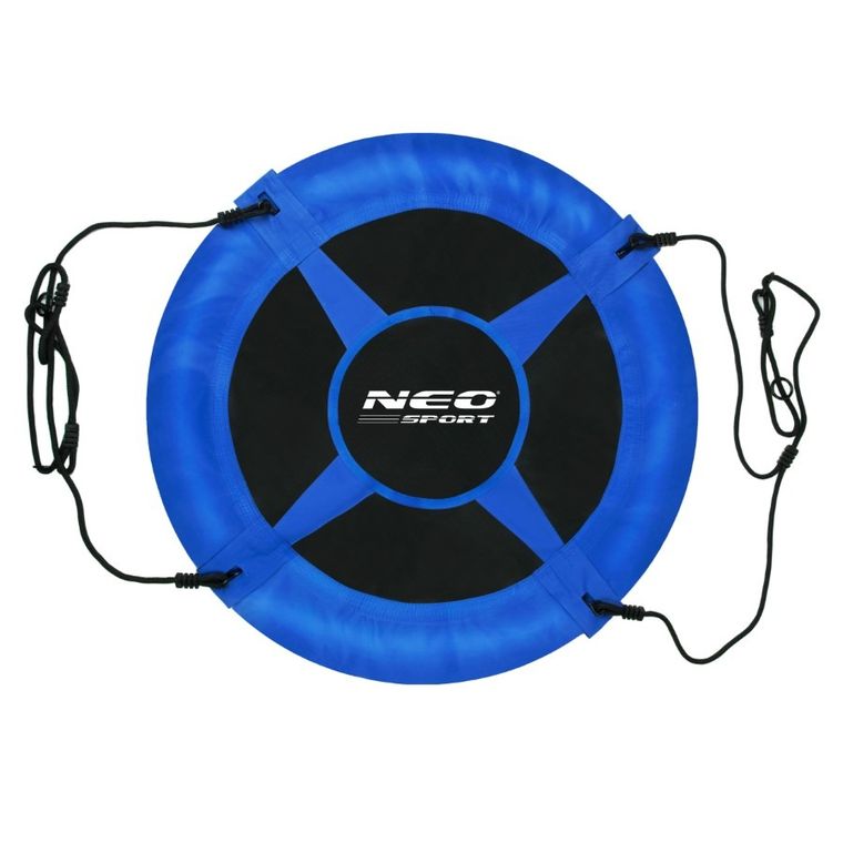 Neo-Sport, huśtawka okrągła, bocianie gniazdo, niebieskie, 95 cm