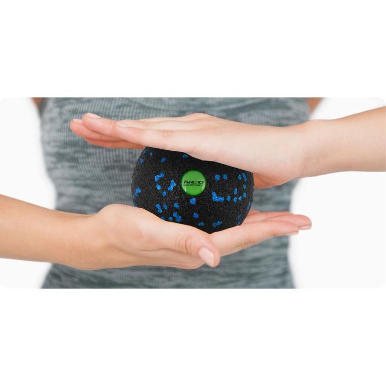 Neo-Sport, piłka do masażu i fitness, czarno-niebieska