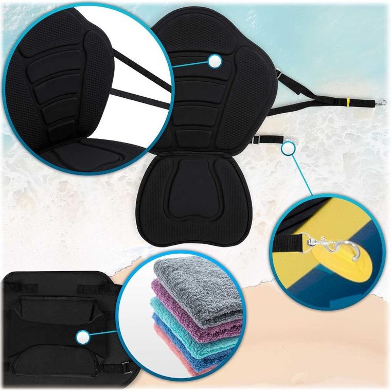 Neo-Sport, Siedzisko piankowe do deski SUP, czarne