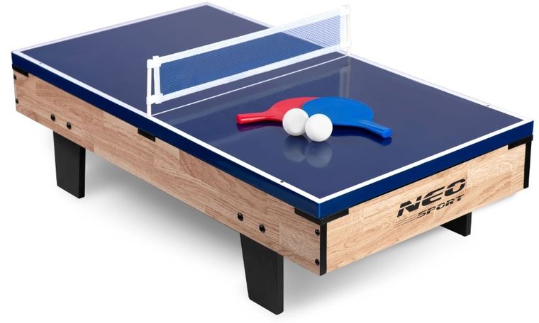 Neo-Sport, stół do gier 4w1: piłkarzyki + cymbergaj + bilard + ping-pong