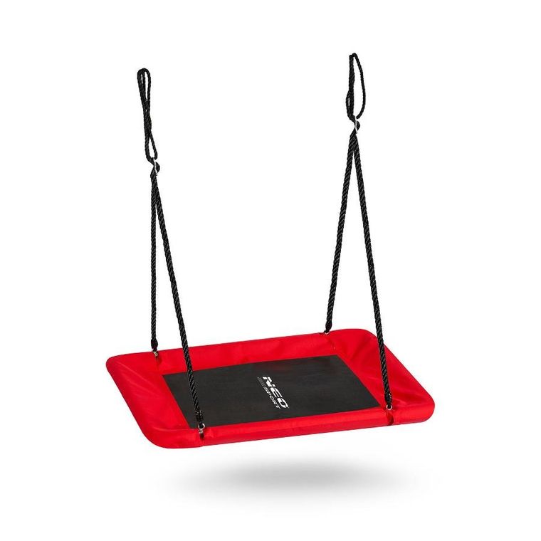 Neo-Sport, Swingo, huśtawka bocianie gniazdo prostokątna, 110-70 cm
