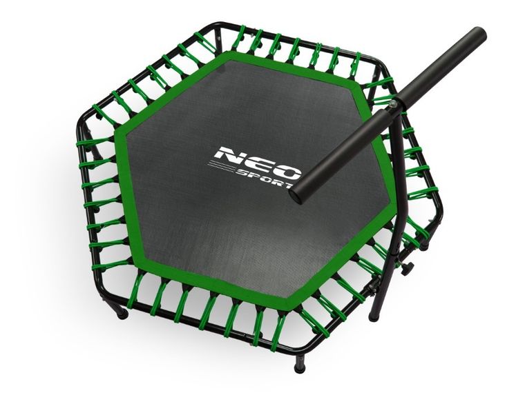 Neo-Sport, trampolina fitness z uchwytem, NS-103, zielona