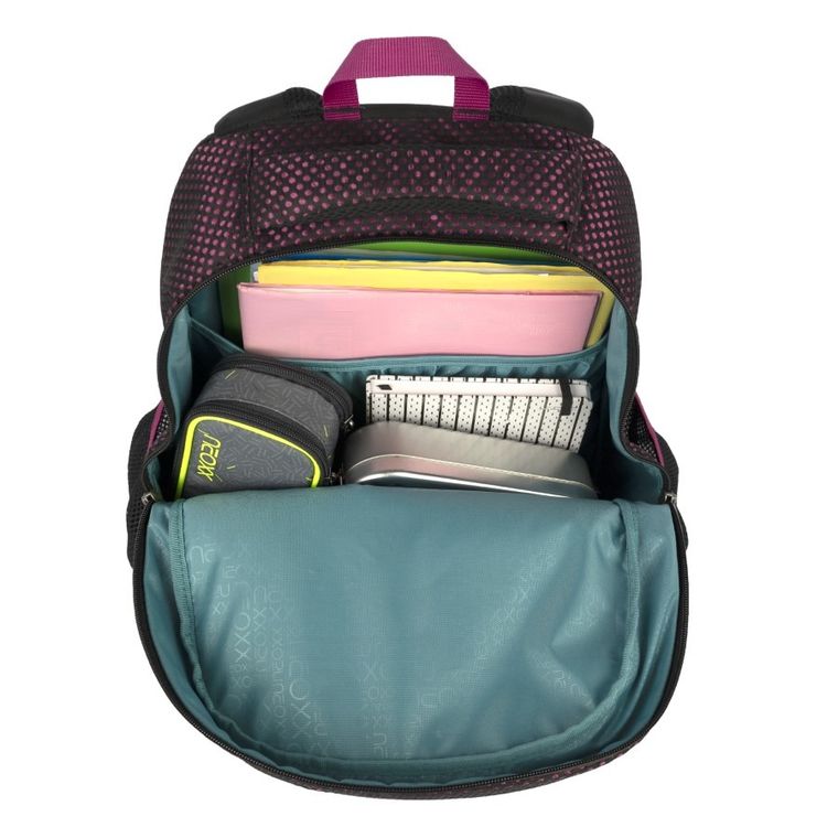 Neoxx, Fly, plecak szkolny, Crazy, różowy