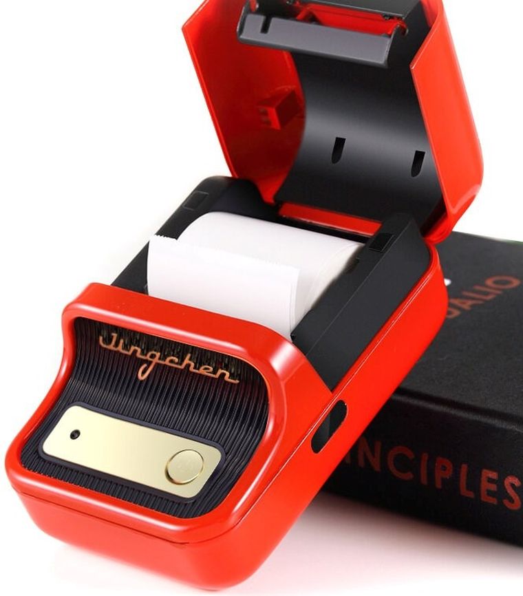 Niimbot, drukarka etykiet, B21S, czerwony