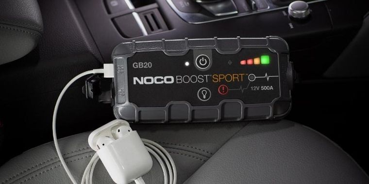 Noco, GB20 Boost, powerbank, 12V, 500A, Jump Starter