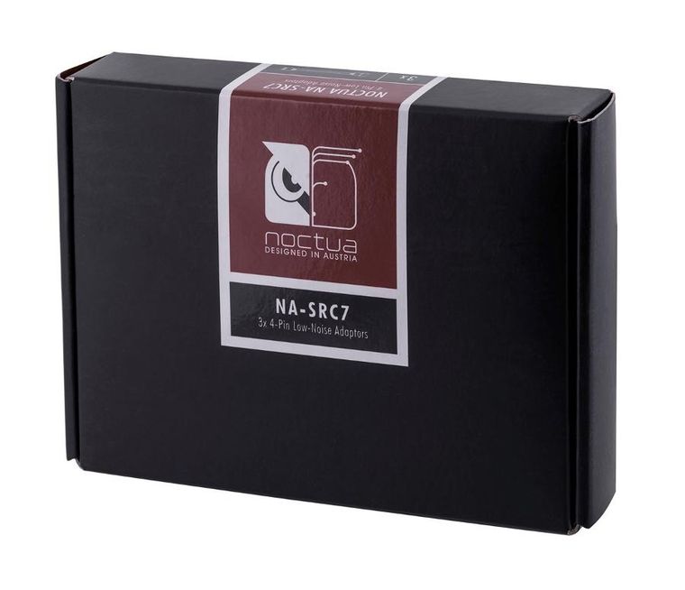 Noctua, mocowanie wentylatora, NA-SRC7, Low-Noise Adaptors 4-Pin, 3 szt.