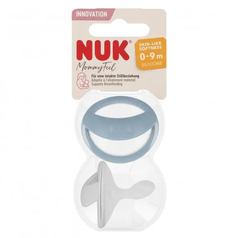 Nuk, Mommy Feel, smoczek uspokajający, 0-9m, 2 szt.