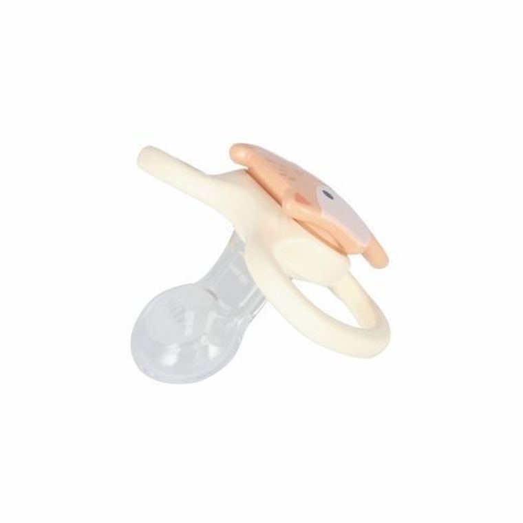 Nuk, Space, smoczek uspokajający, silikonowy, lisek, 0-6m