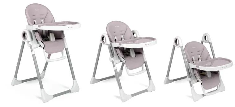 Nukido, Belo, krzesełko do karmienia ze stolikiem, wrzosowe