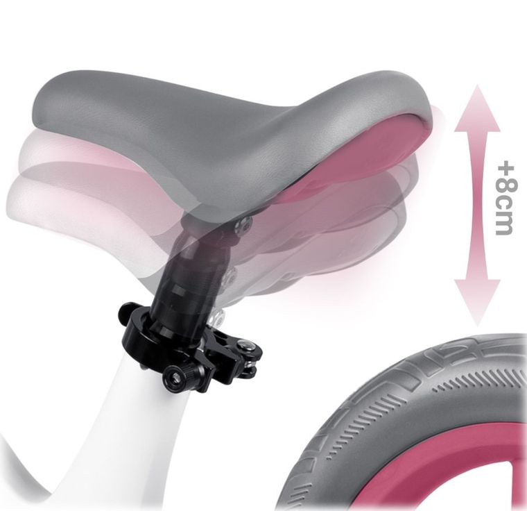 Nukido, Light Flee, rowerek biegowy dla dzieci, biały